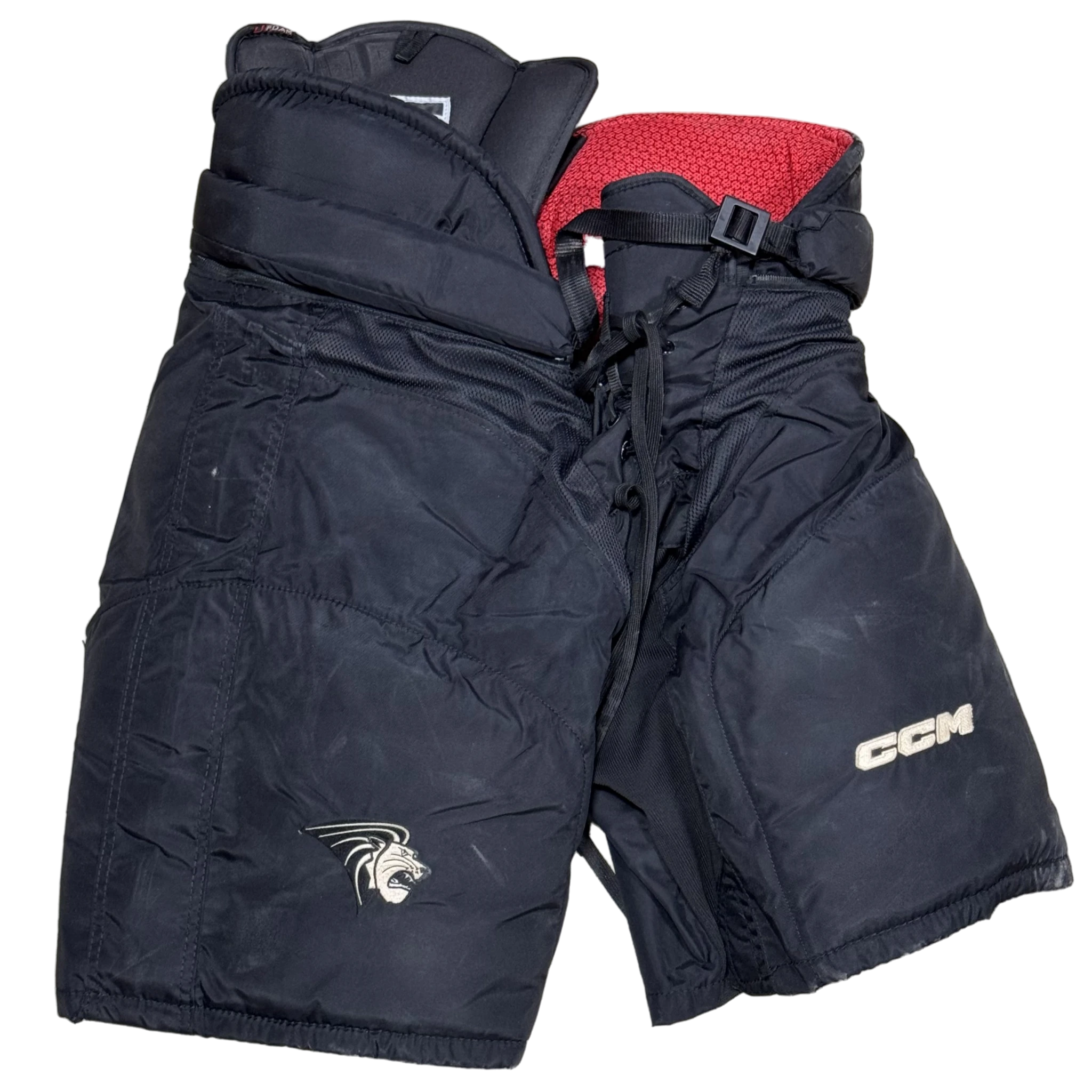 Pantalon de hockey CCM HP45 Pro Stock d'occasion (noir/or)